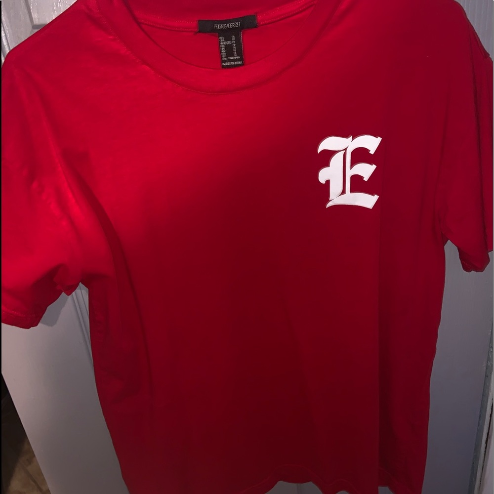 Red Forever 21 sleeveless top! “£”